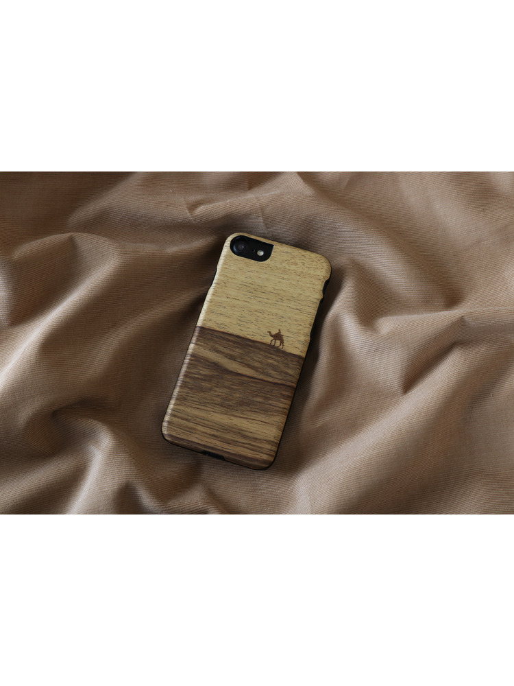 MAN&WOOD case for iPhone 7/8 terra black