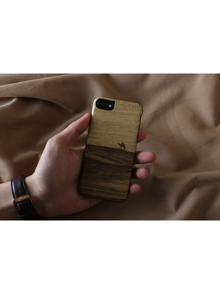 MAN&WOOD case for iPhone 7/8 terra black