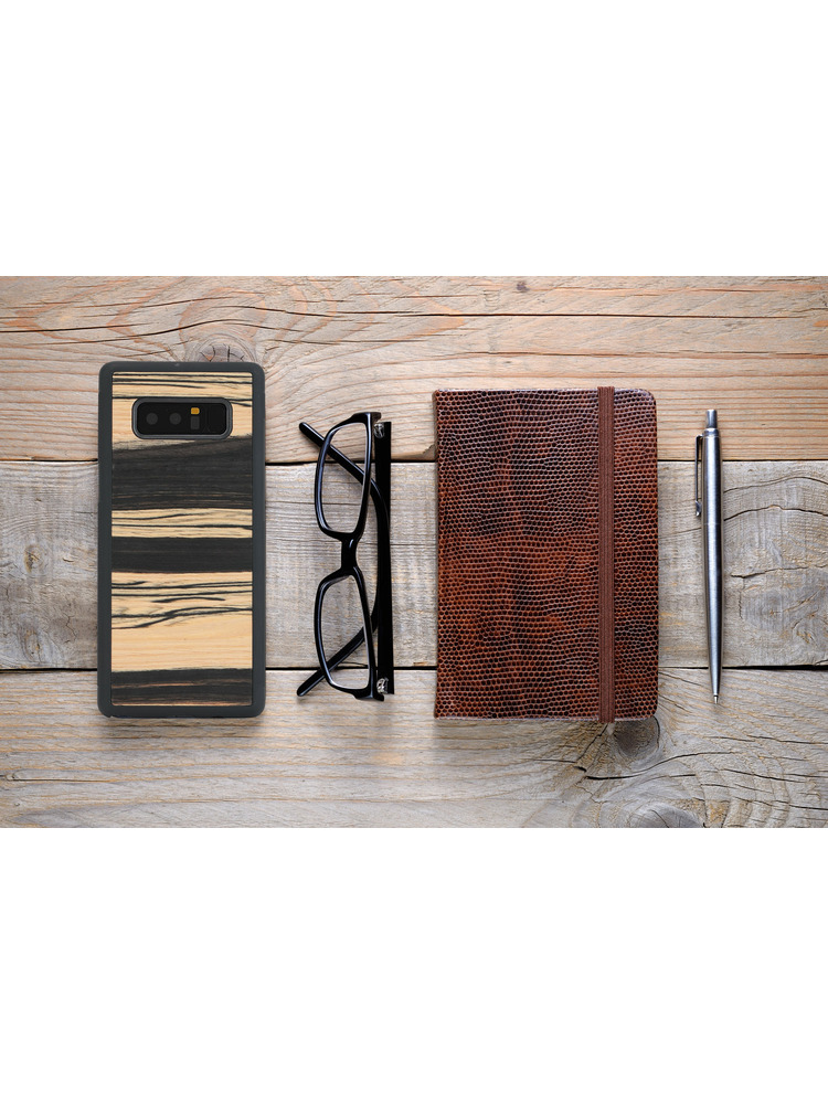 MAN&WOOD SmartPhone case Galaxy Note 8 white ebony black