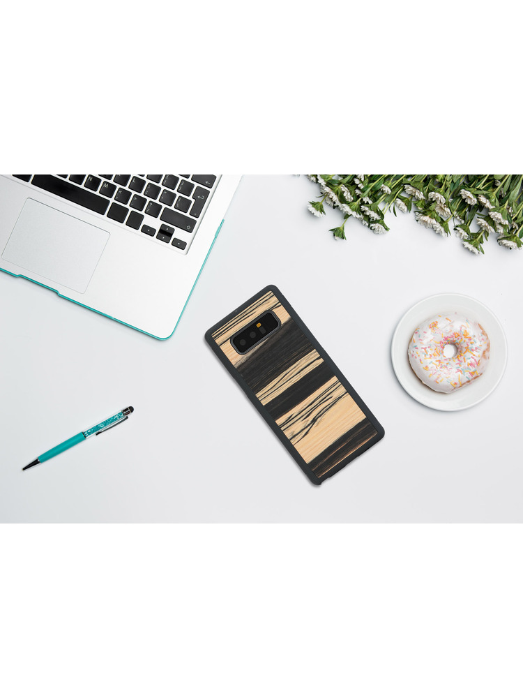 MAN&WOOD SmartPhone case Galaxy Note 8 white ebony black