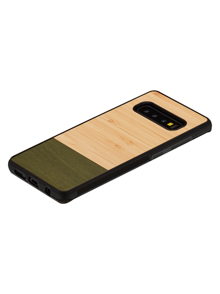 MAN&WOOD SmartPhone case Galaxy S10 bamboo forest black