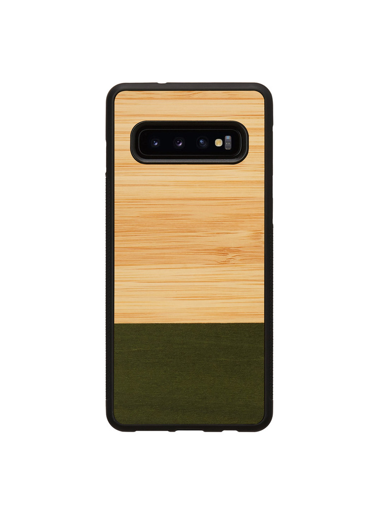 MAN&WOOD SmartPhone case Galaxy S10 bamboo forest black