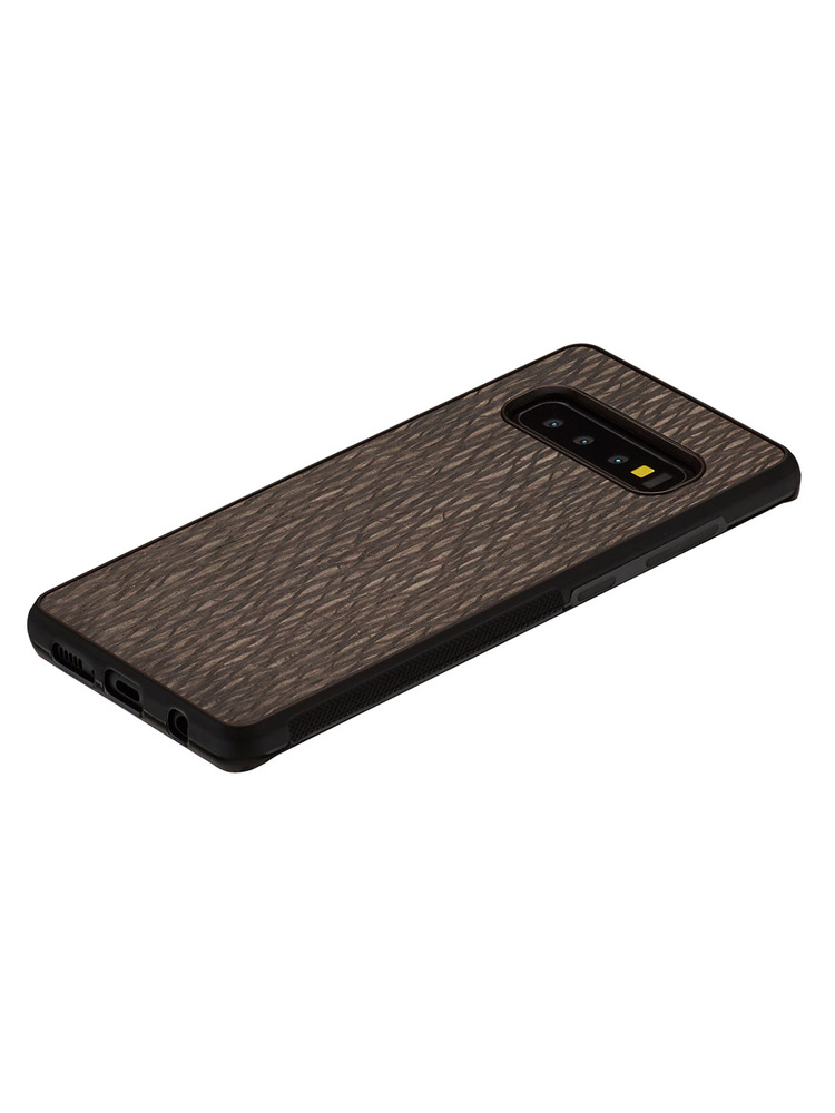 MAN&WOOD SmartPhone case Galaxy S10 carbalho black