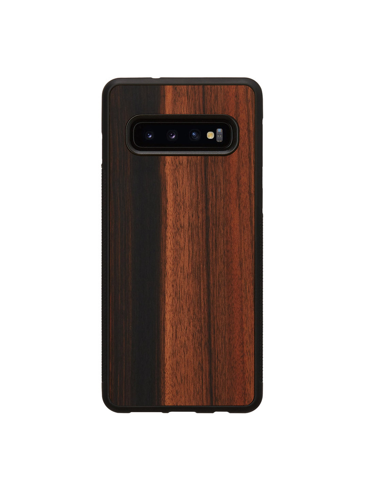 MAN&WOOD SmartPhone case Galaxy S10 ebony black