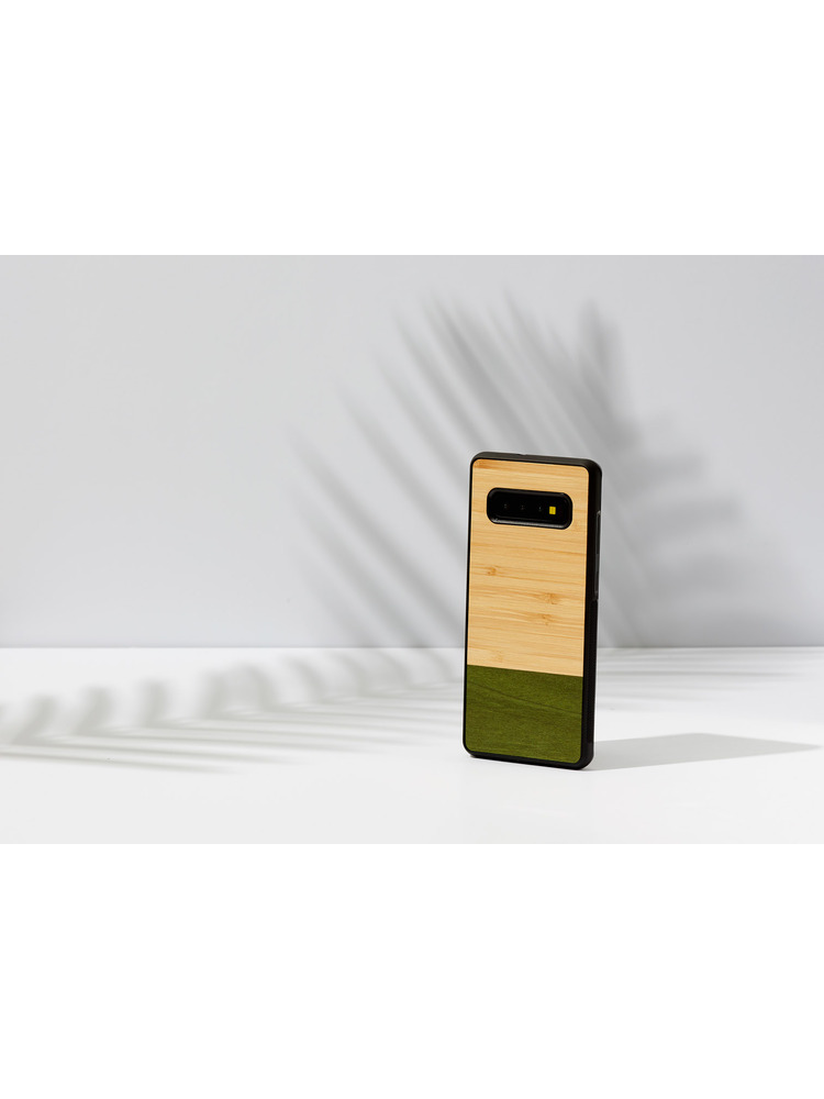 MAN&WOOD SmartPhone case Galaxy S10 Plus bamboo forest black