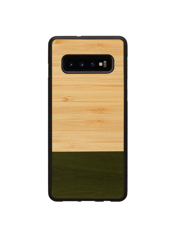 MAN&WOOD SmartPhone case Galaxy S10 Plus bamboo forest black