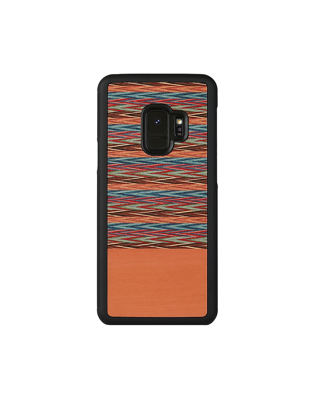 MAN&WOOD SmartPhone case Galaxy S9 browny check black