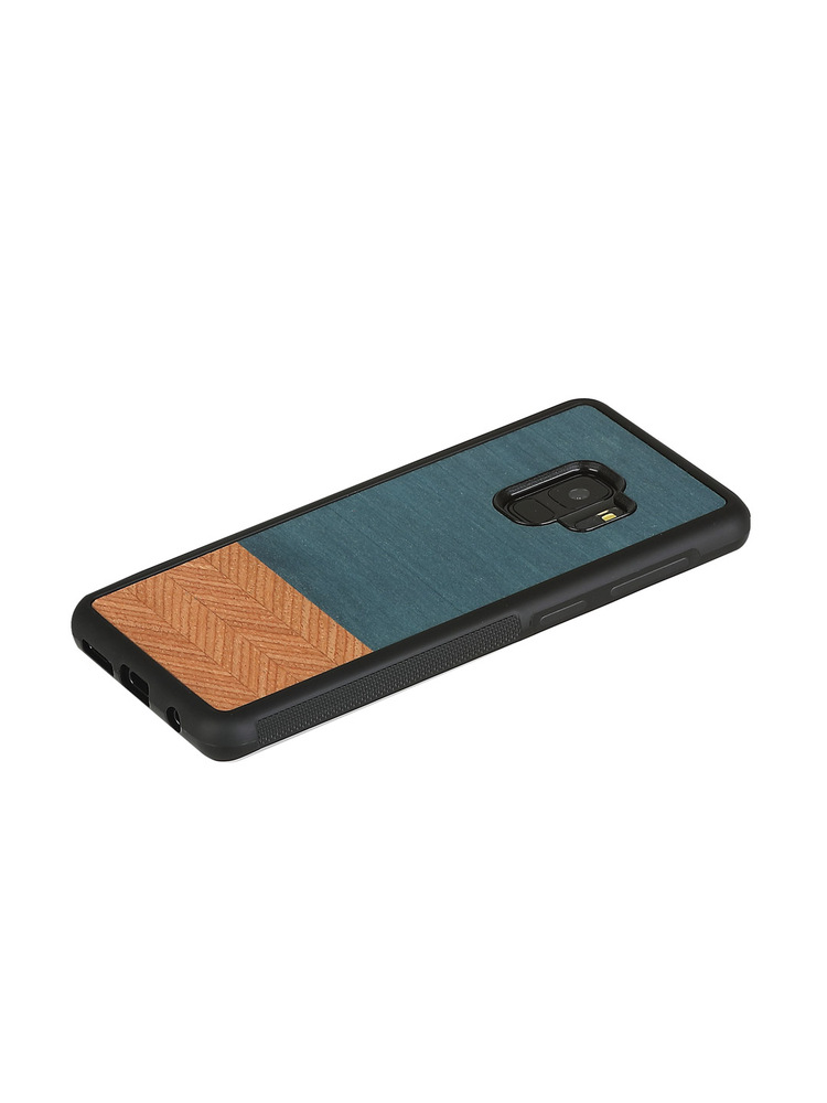 MAN&WOOD SmartPhone case Galaxy S9 denim black