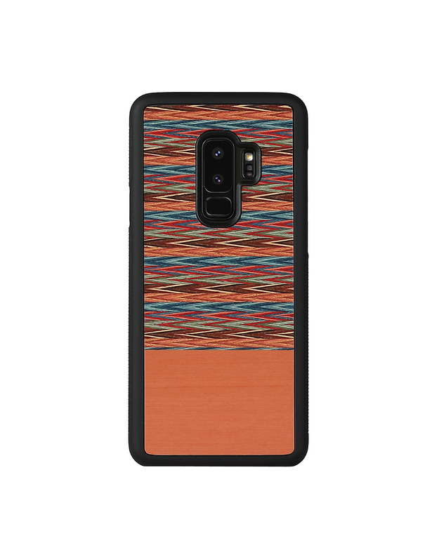 MAN&WOOD SmartPhone case Galaxy S9 Plus browny check black