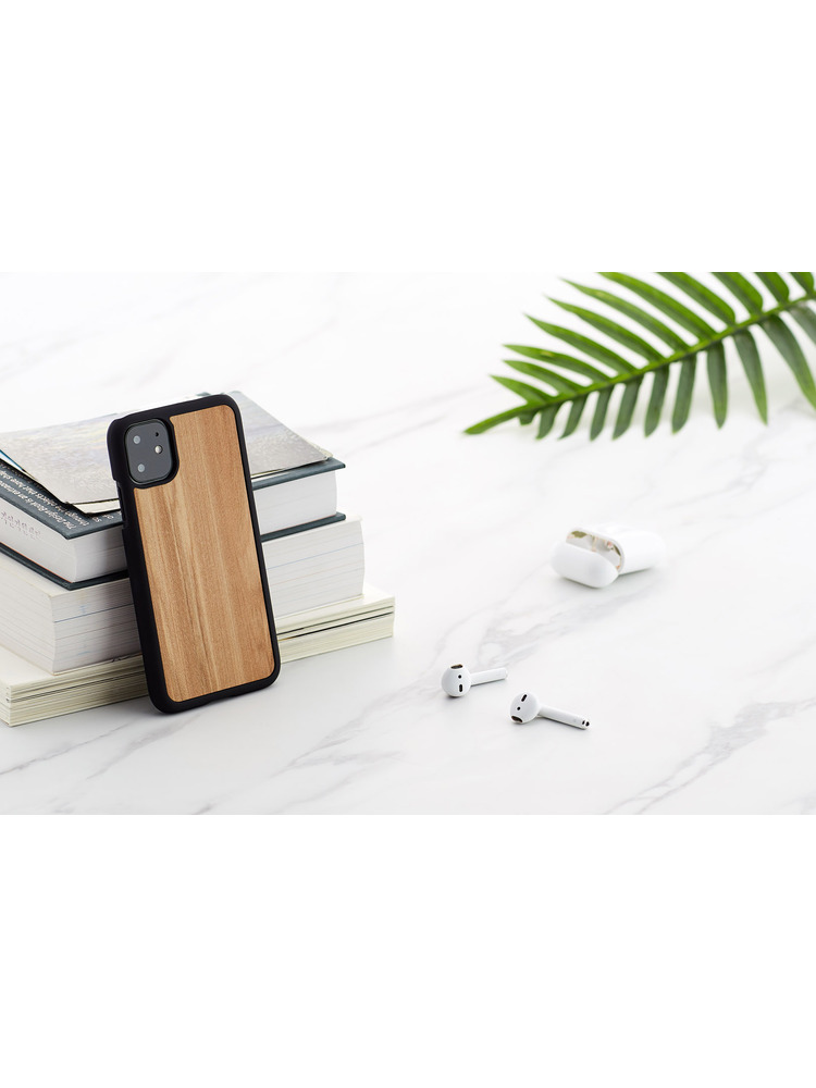 MAN&WOOD SmartPhone case iPhone 11 cappuccino black