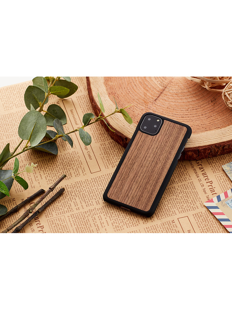 MAN&WOOD SmartPhone case iPhone 11 Pro black walnut black