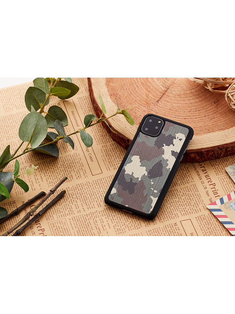 MAN&WOOD SmartPhone case iPhone 11 Pro camouflage black