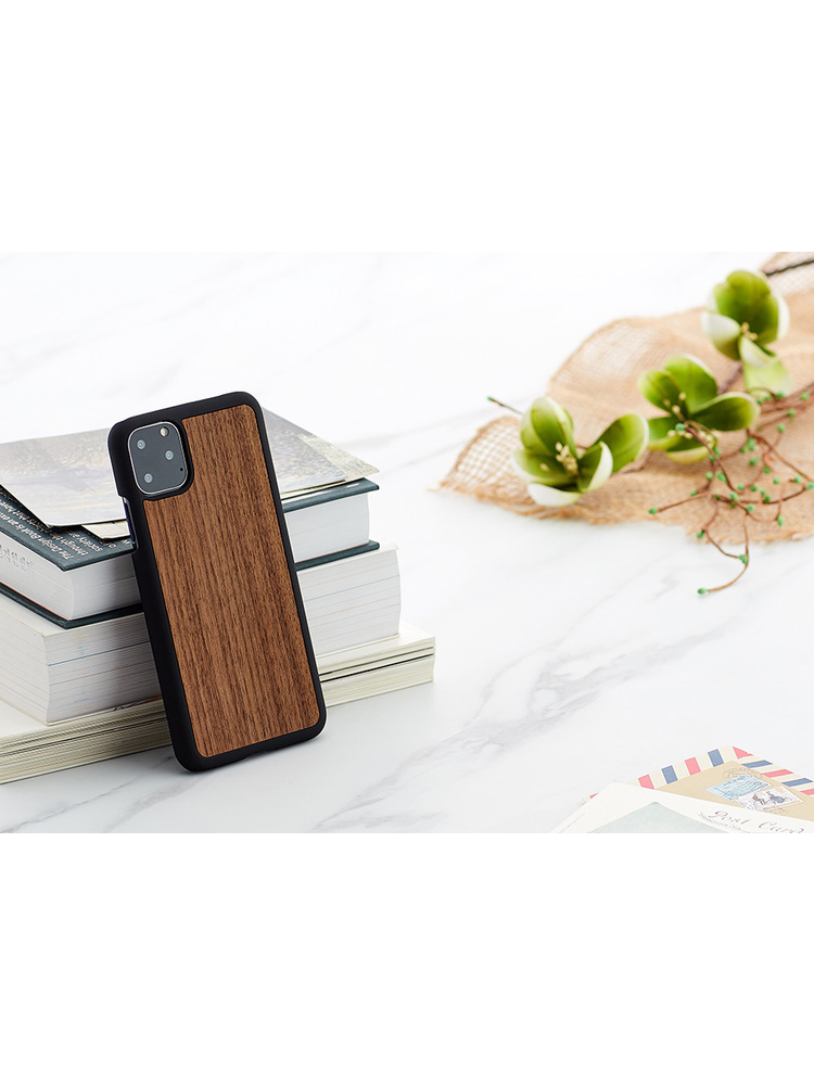 MAN&WOOD SmartPhone case iPhone 11 Pro Max black walnut black