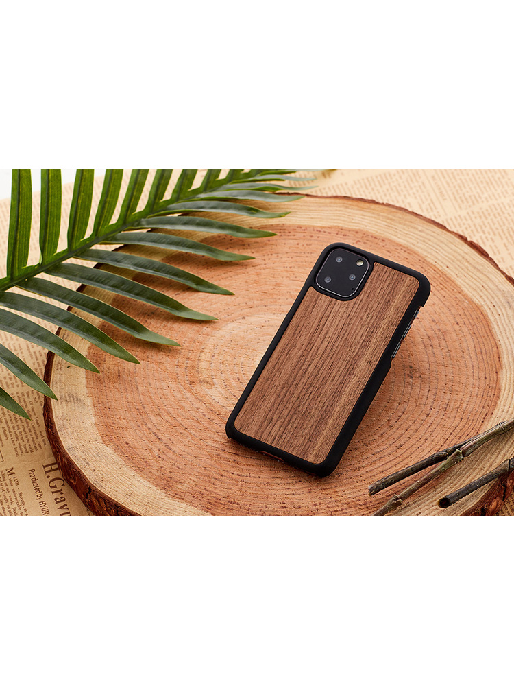 MAN&WOOD SmartPhone case iPhone 11 Pro Max black walnut black