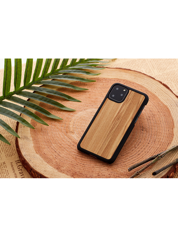 MAN&WOOD SmartPhone case iPhone 11 Pro Max cappuccino black