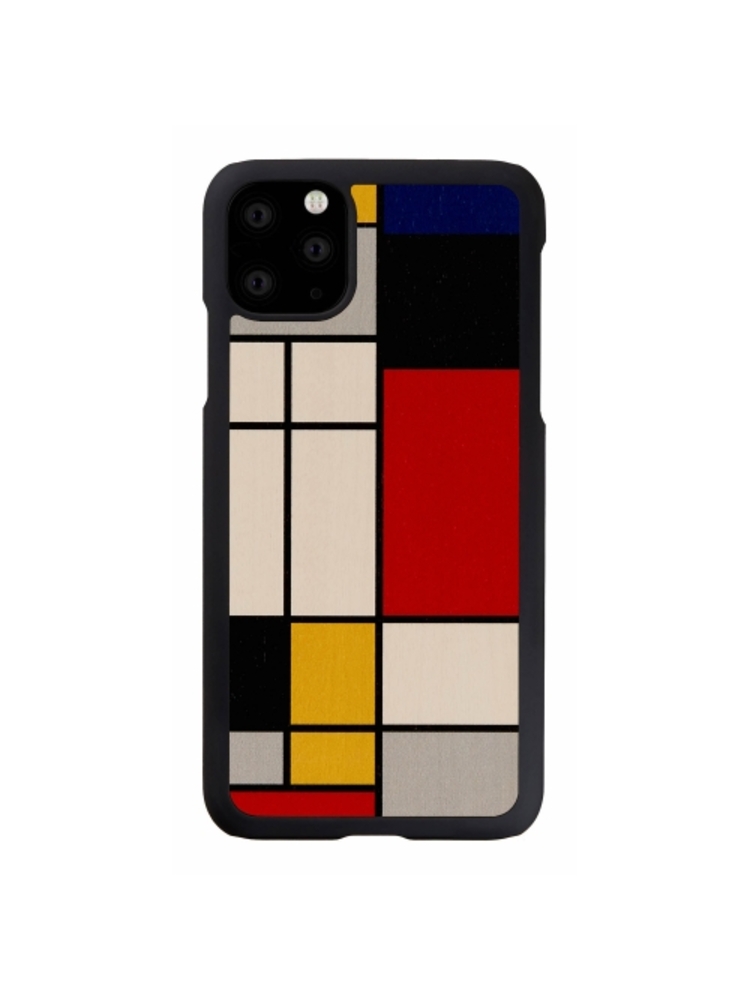 MAN&WOOD SmartPhone case iPhone 11 Pro Max mondrian wood black