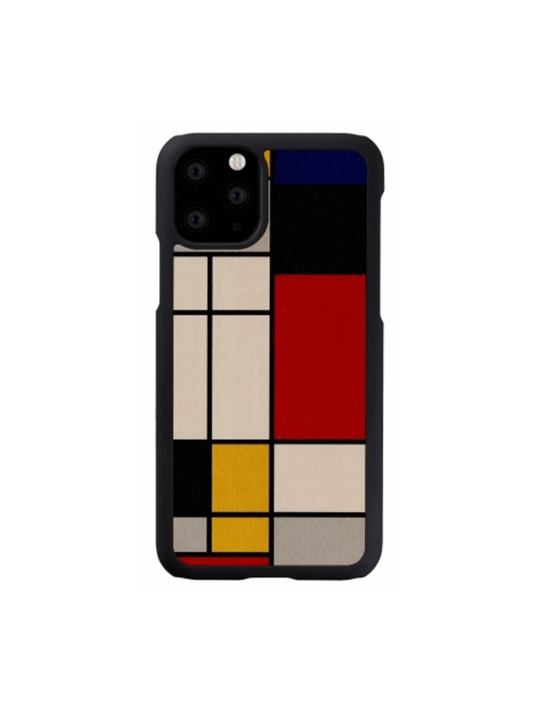 MAN&WOOD SmartPhone case iPhone 11 Pro mondrian wood black