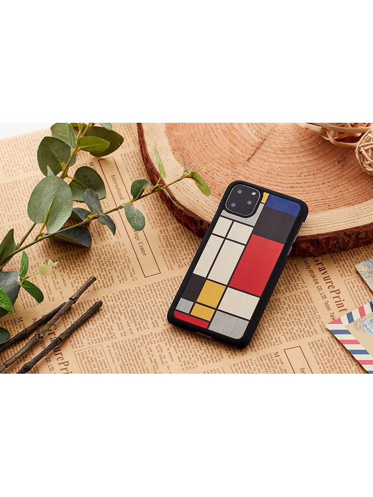 MAN&WOOD SmartPhone case iPhone 11 Pro mondrian wood black