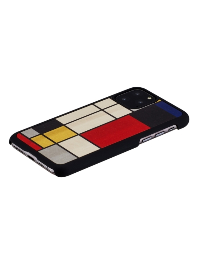 MAN&WOOD SmartPhone case iPhone 11 Pro mondrian wood black