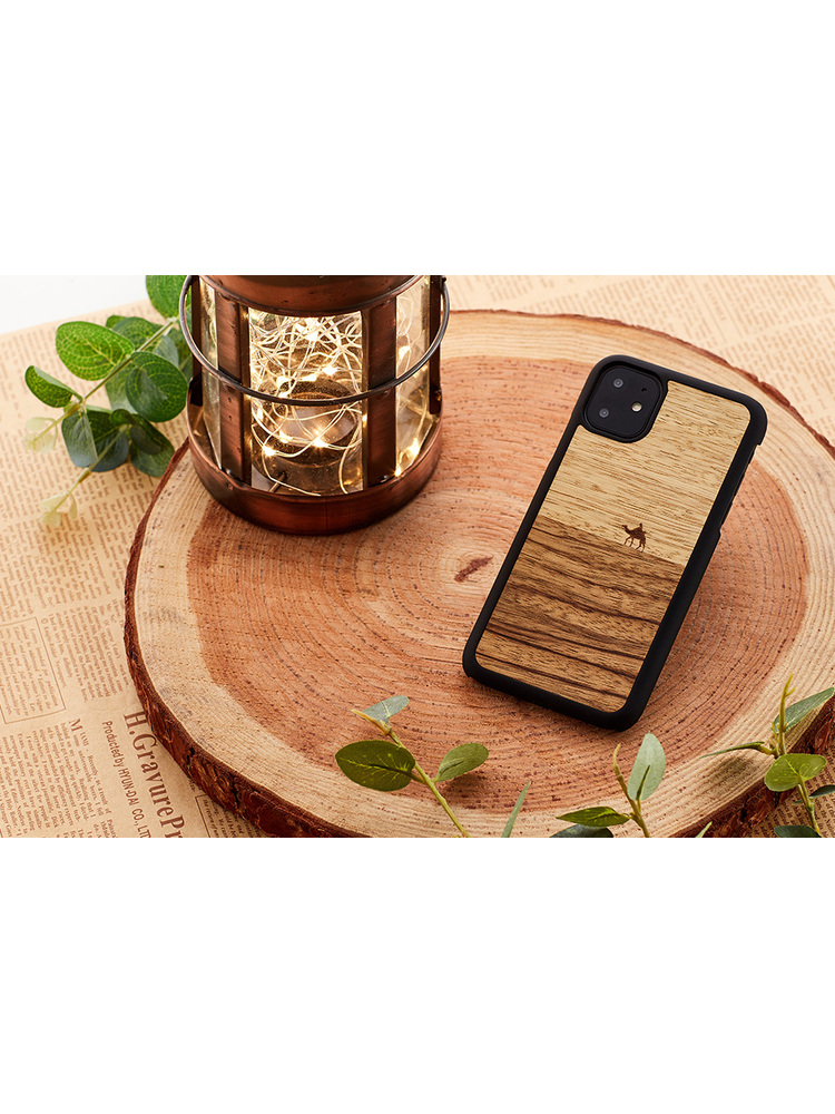 MAN&WOOD SmartPhone case iPhone 11 terra black