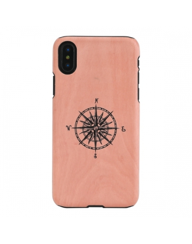 MAN&WOOD SmartPhone case iPhone X/XS compass black