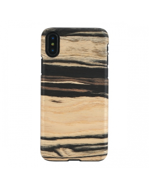 MAN&WOOD SmartPhone case iPhone X/XS white ebony black