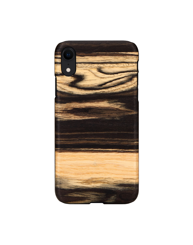 MAN&WOOD SmartPhone case iPhone XR white ebony black