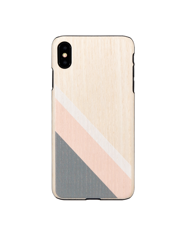 MAN&WOOD SmartPhone case iPhone XS Max pink suit black