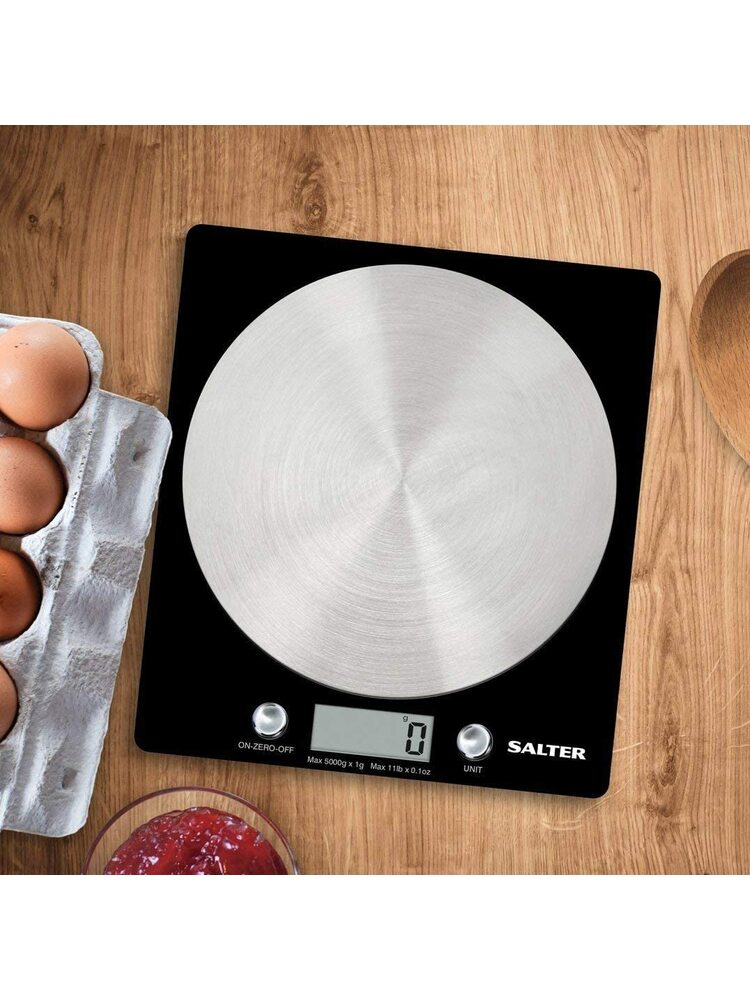 Salter 1036 BKSSDR Disc Electronic Digital Kitchen Scales Black