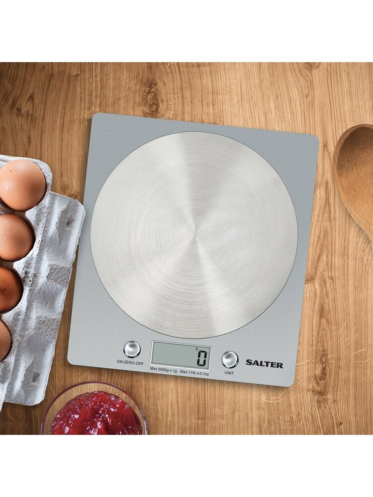 Salter 1036 SVSSDR Disc Electronic Digital Kitchen Scales - Silver