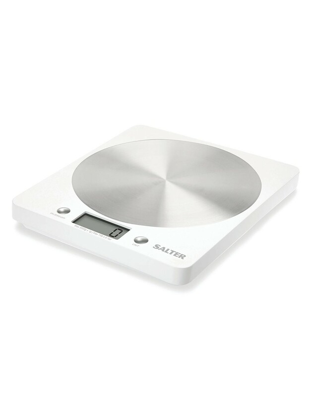 Salter 1036 WHSSDREU16 Disc Electronic Digital Kitchen Scales - White