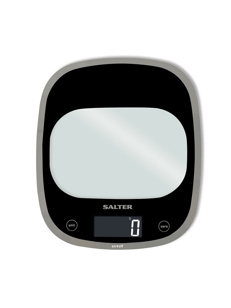 Salter 1050 BKDR Curve Glass Electronic Digital Kitchen Scales
