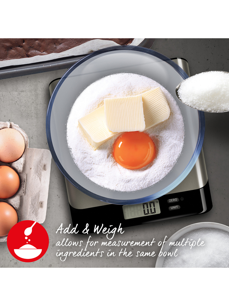 Salter 1052A SSBKDR Arc Pro Stainless Steel Digital Kitchen Scale