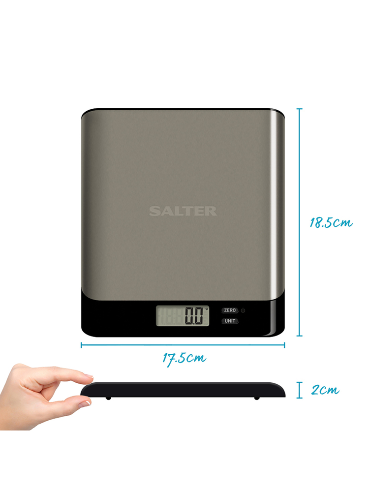 Salter 1052A SSBKDR Arc Pro Stainless Steel Digital Kitchen Scale