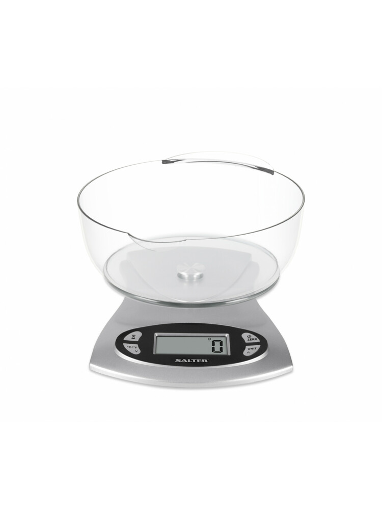Salter 1069 SVDR 5KG Electronic Kitchen Scale - Silver