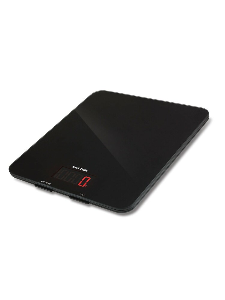 Salter 1150 BKDR 5kg Glass Electronic Kitchen Scales - Black