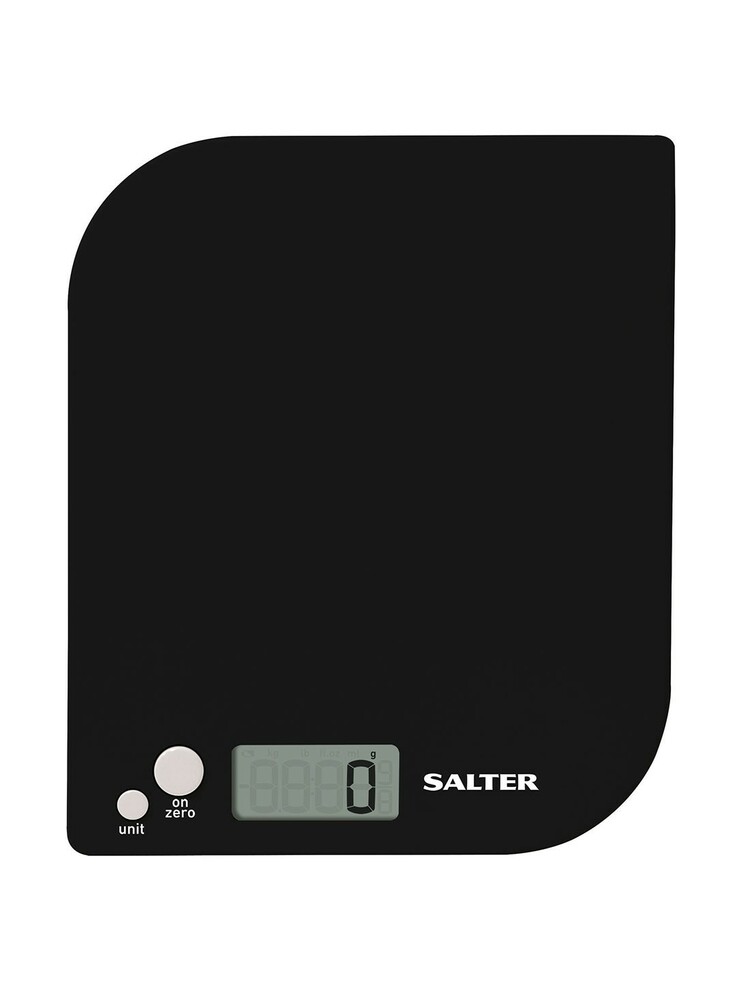 Salter 1177 BKWHDR Leaf Electronic Digital Kitchen Scale - Black