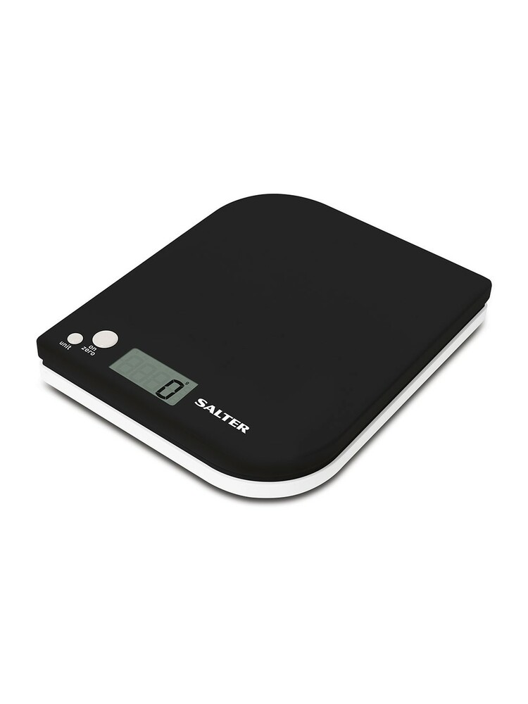 Salter 1177 BKWHDR Leaf Electronic Digital Kitchen Scale - Black