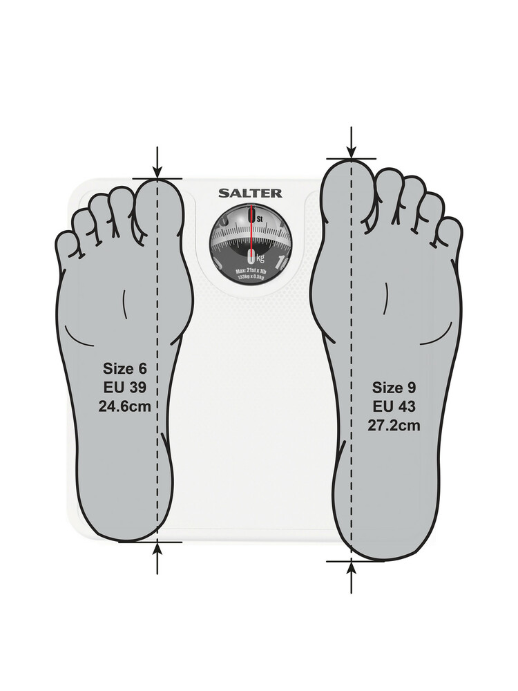 Salter 489 WHDRFEU16 Large Dial Mechanical Bathroom Scale