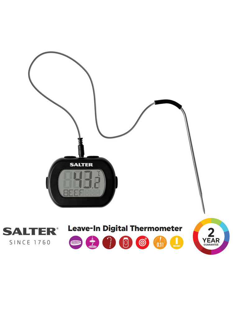Salter 515 BKCR Leave-In Digital Thermometer