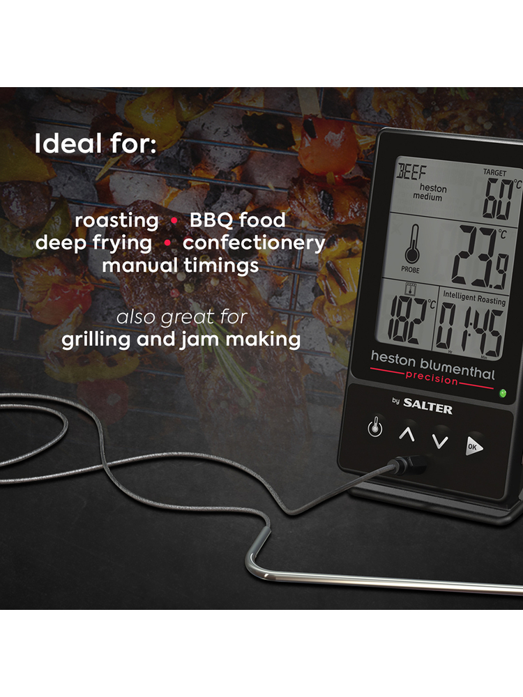 Salter 540A HBBKCR Heston Blumenthal Precision 5-in-1 Digital Cooking Thermometer