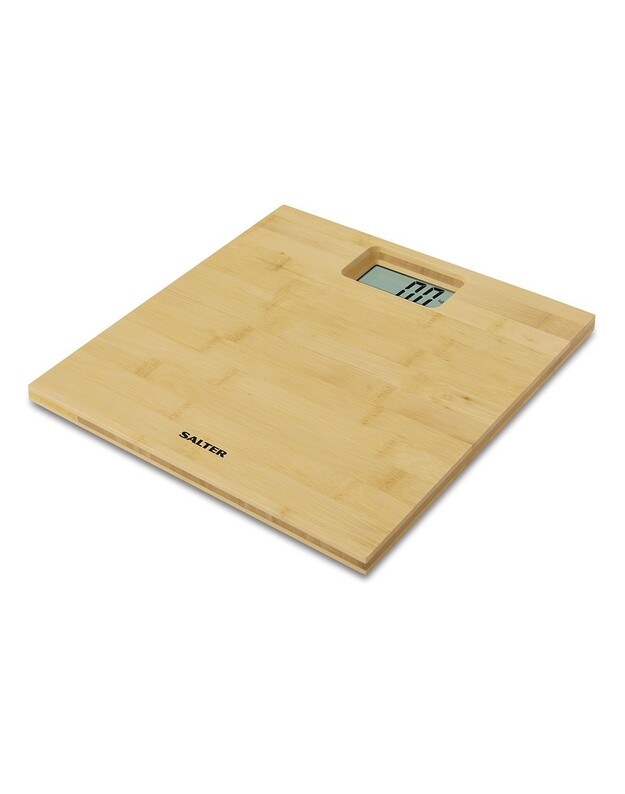 Salter 9086 WD3R Bamboo Electronic Personal Scale