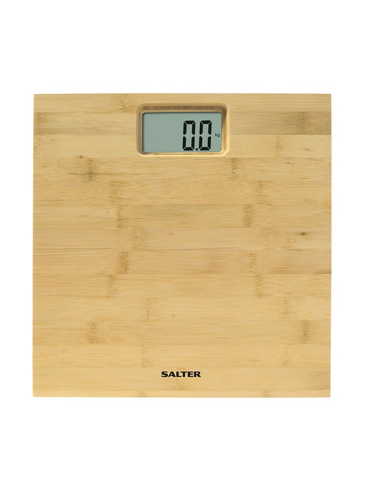 Salter 9086 WD3R Bamboo Electronic Personal Scale