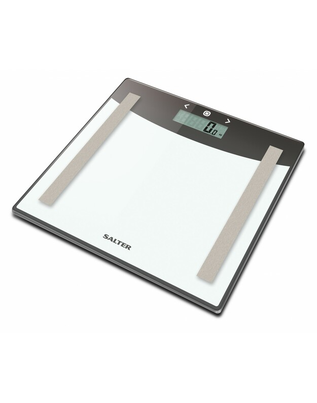 Salter 9137 SVWH3R Silver White Glass Analyser Scale