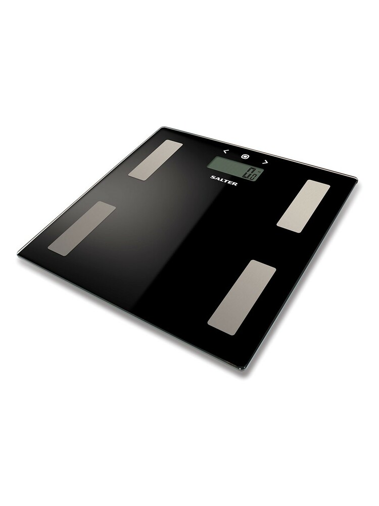 Salter 9150 BK3R Black Glass Analyser Bathroom Scales