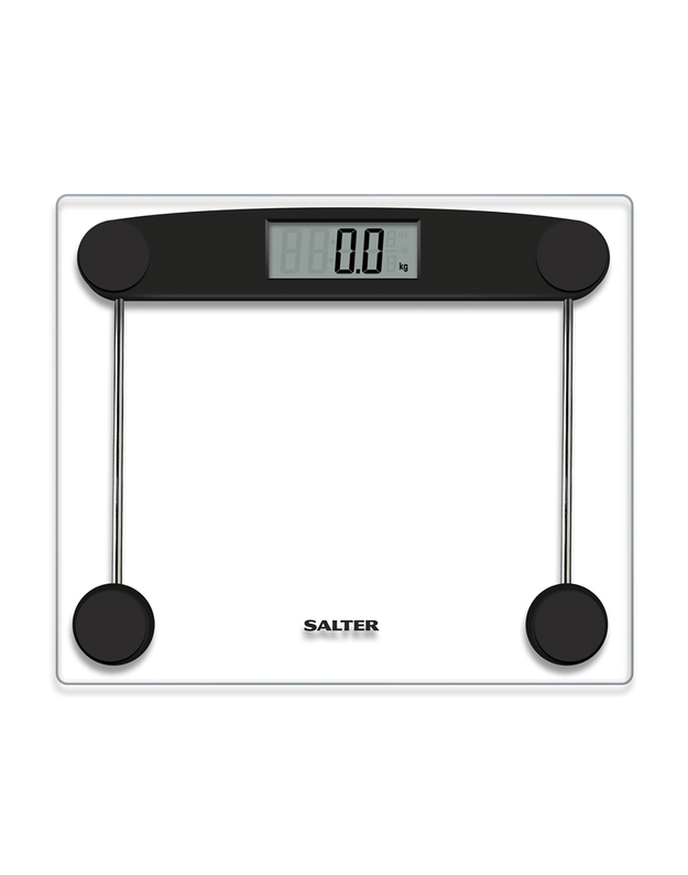 Salter 9208 BK3R Compact Glass Electronic Bathroom Scale