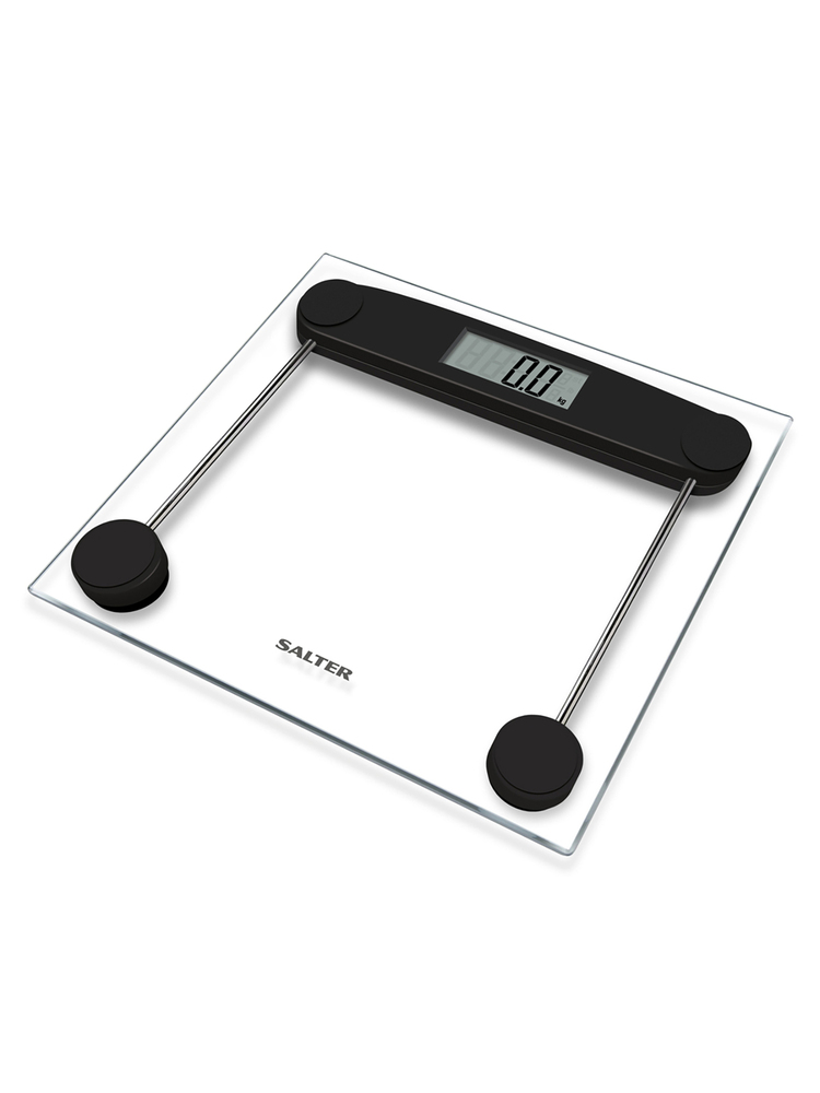 Salter 9208 BK3R Compact Glass Electronic Bathroom Scale