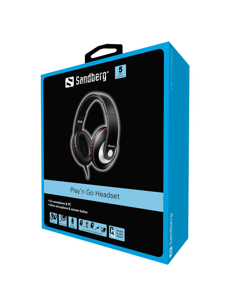 Sandberg 125-86 Playn Go Headset Black