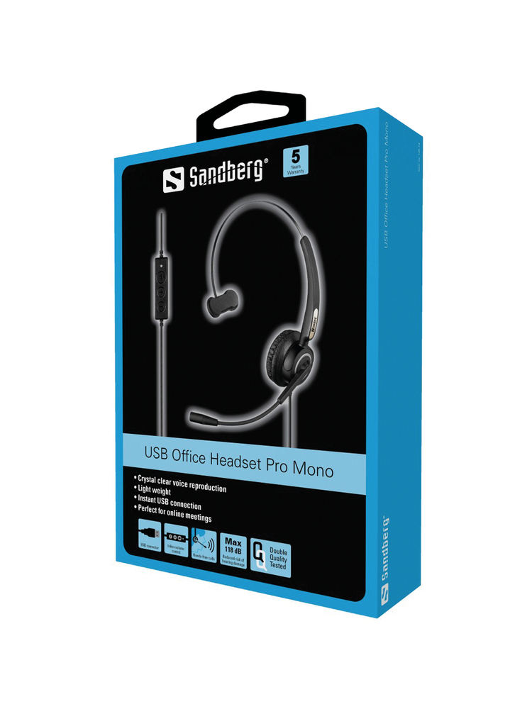 Sandberg 126-14 USB Office Headset Pro Mono