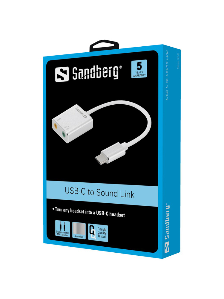 Sandberg 136-26 USB-C To Sound Link